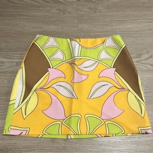 Zara mini printed skirt